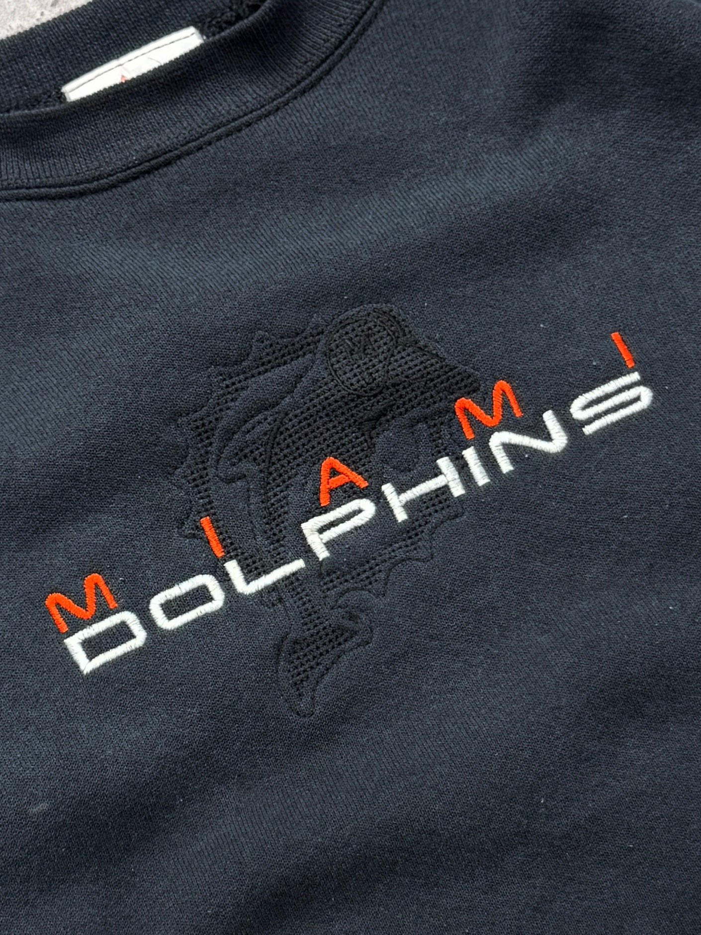 Vintage Miami Dolphins Embroidered NFL Sweater (M)