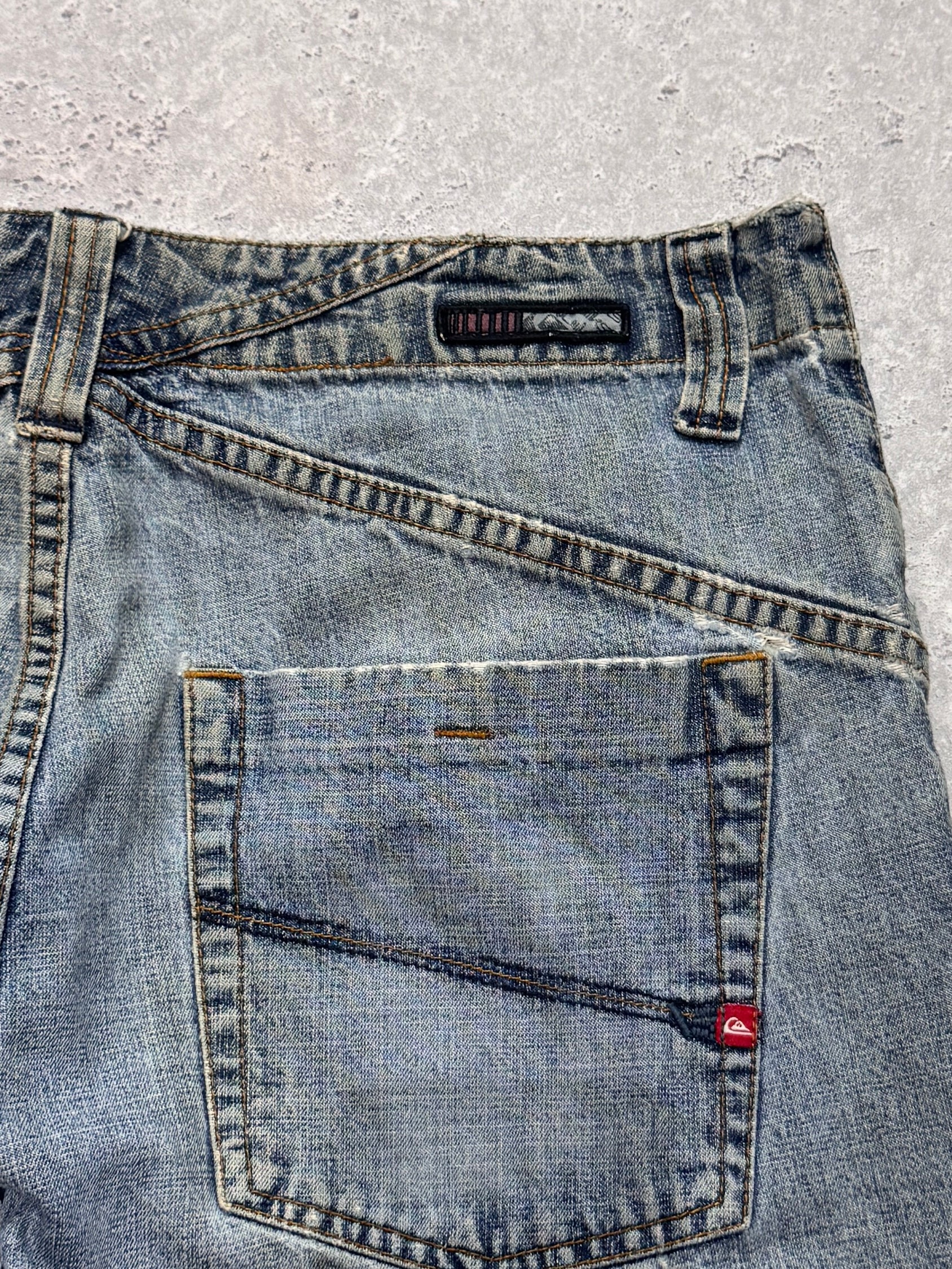 Vintage 2000s Quiksilver Denim Jorts (34")