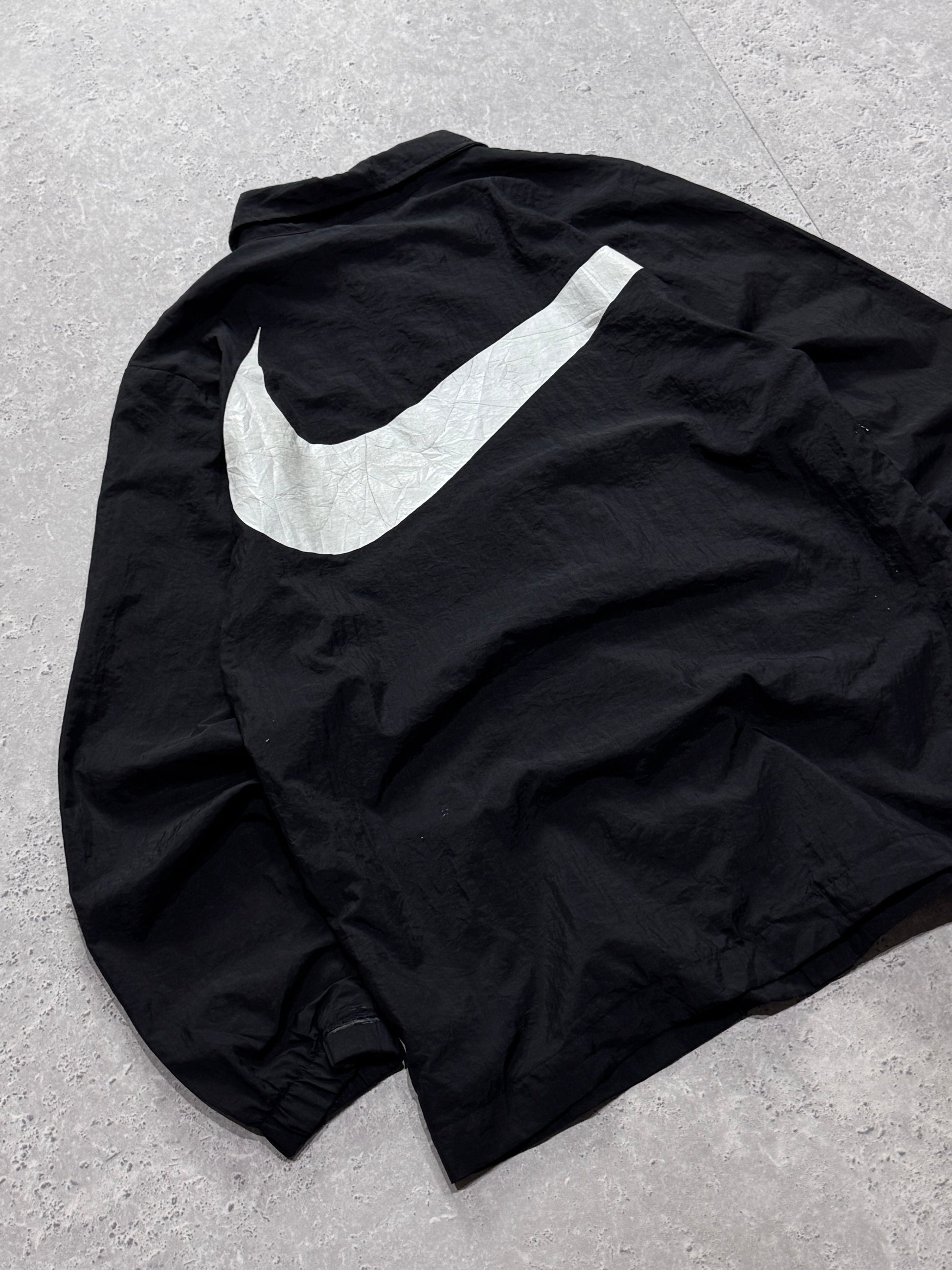 Vintage 2000s Nike Button Down Windbreaker Jacket (L)