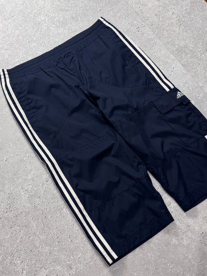 Vintage 2000s Adidas 3/4 Cargo Track Shorts (34")
