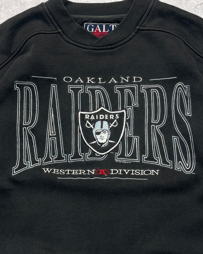 Vintage 90s Oakland Raiders Embroidered NFL Sweater (2XL)
