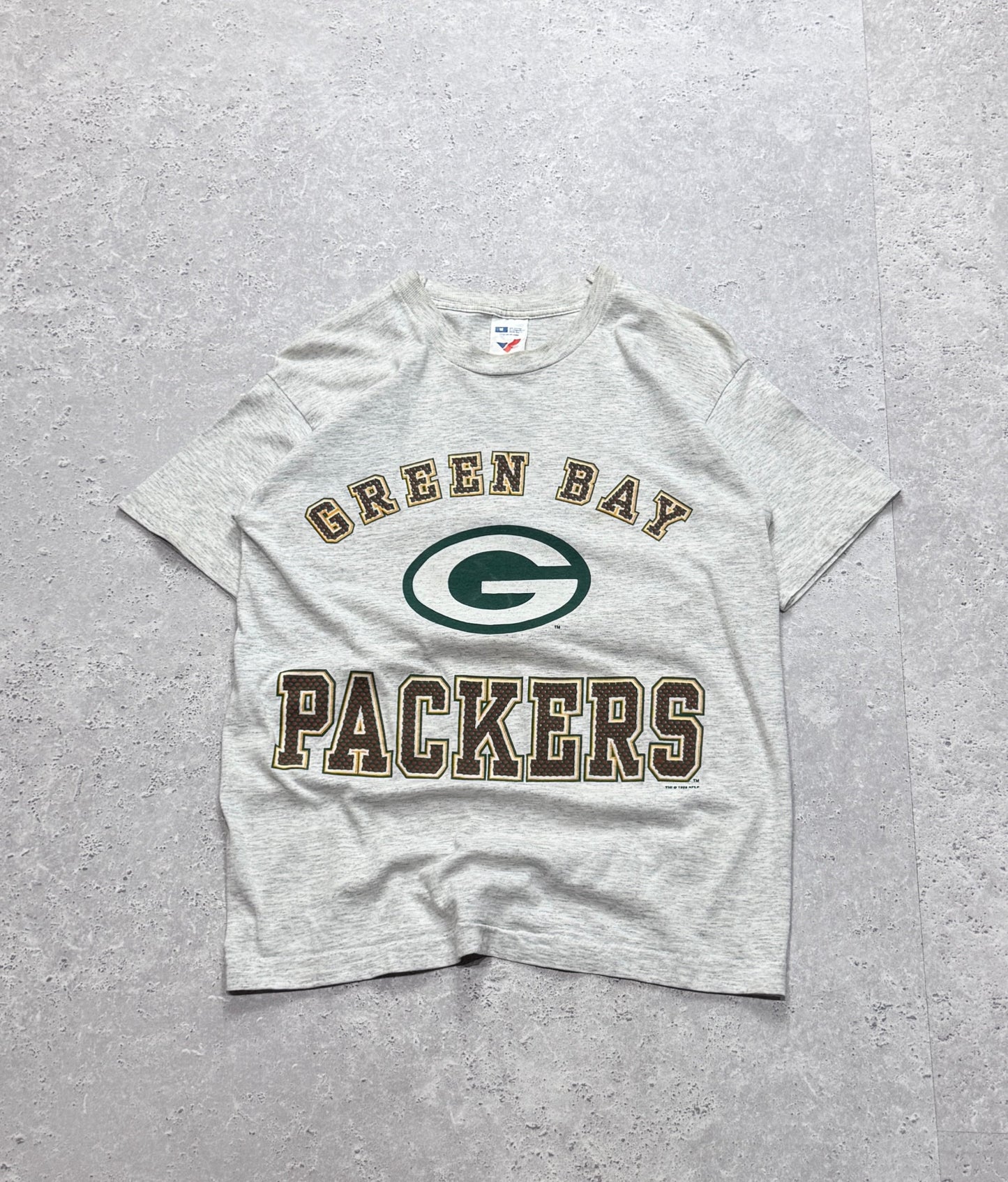 Vintage 90s Greenbay Packers NFL Logo Tee (M)
