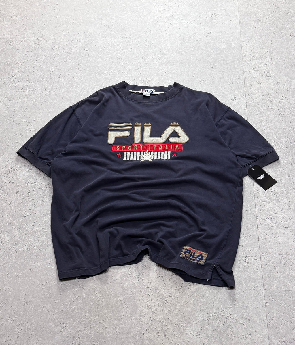 Vintage 90s Fila Embroidered Tee (XL)