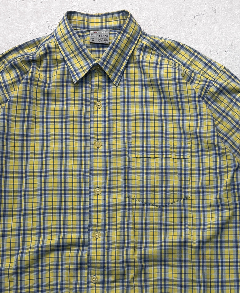 Vintage 2000s Surf Button Up Shirt (XL)