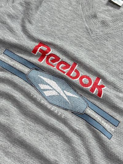 Vintage 80s Reebok Woven Tee (L)