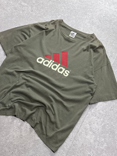 Vintage 90s Adidas Logo Tee (2XL)