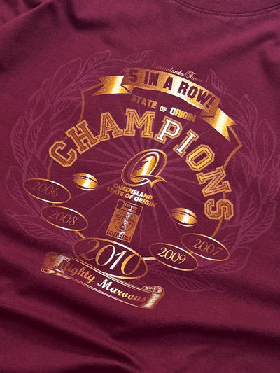 Vintage 2000s Queensland Maroons State of Origin Dynasty Tee (XL)