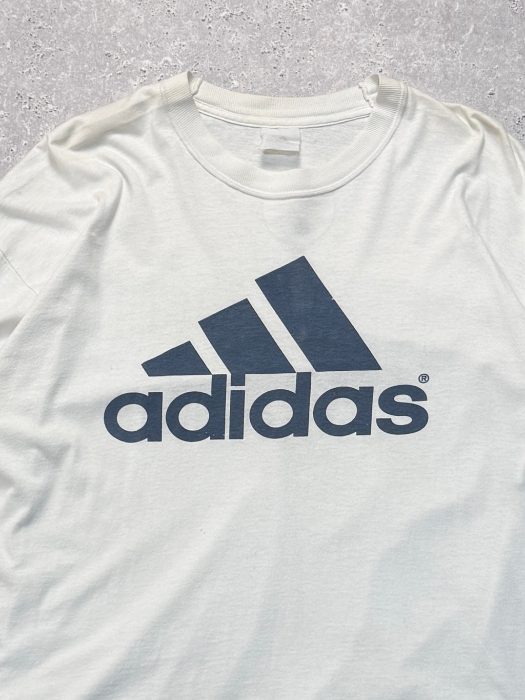 Vintage 90s Adidas Logo Tee (L)