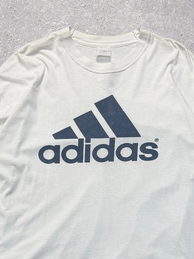 Vintage 90s Adidas Logo Tee (L)