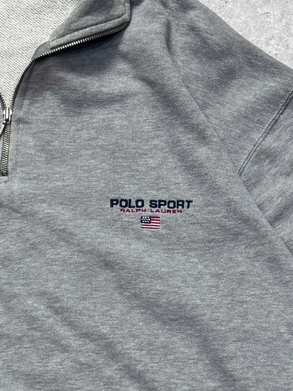 Vintage Polo Sport Ralph Lauren Quarter Zip Sweater (L)