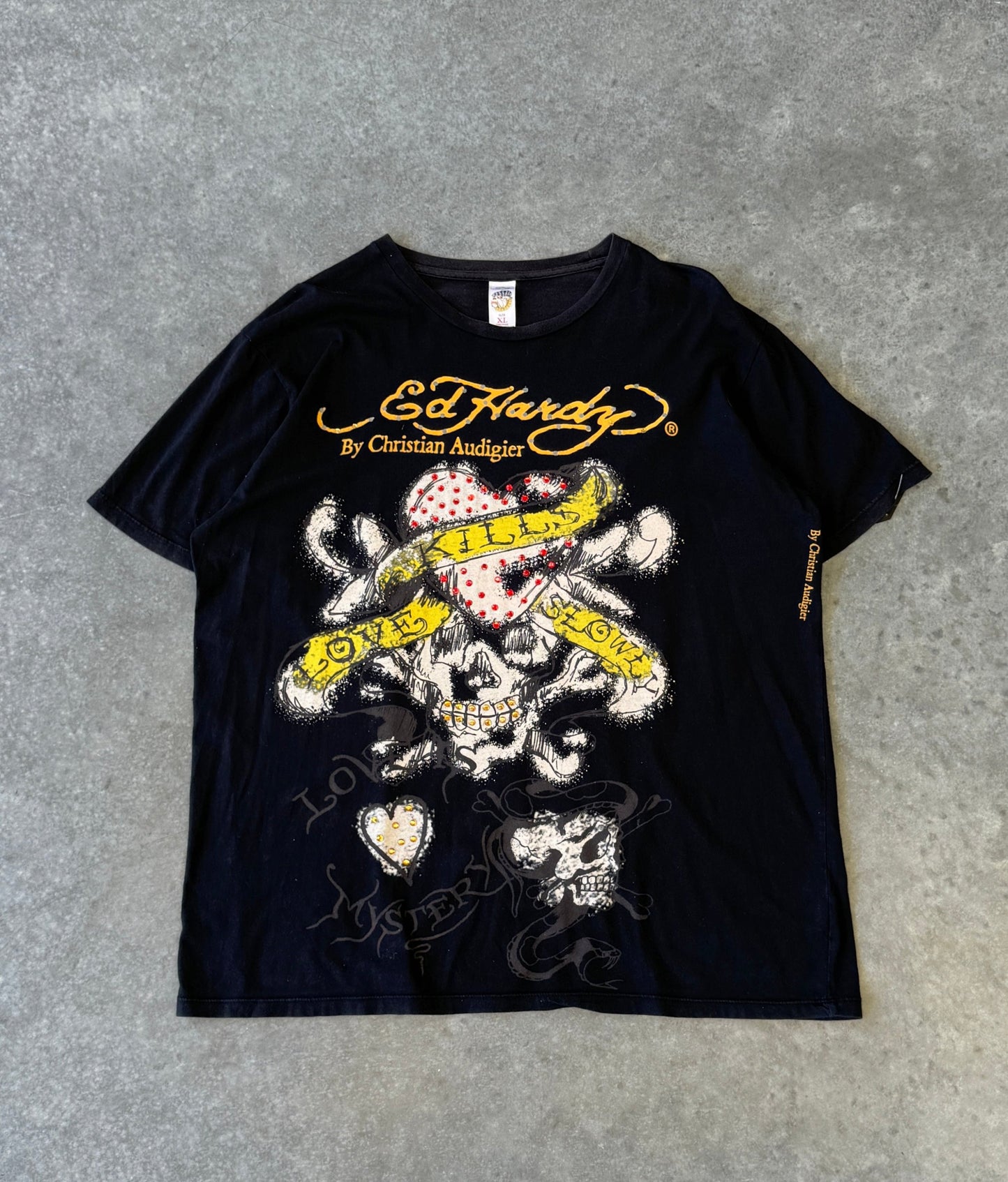 Vintage 00s Ed Hardy Skull Tee (XL)