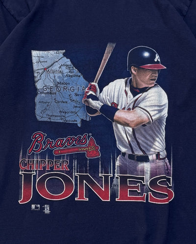 Vintage 90s Atlanta Braves Chipper Jones Player Tee (L)