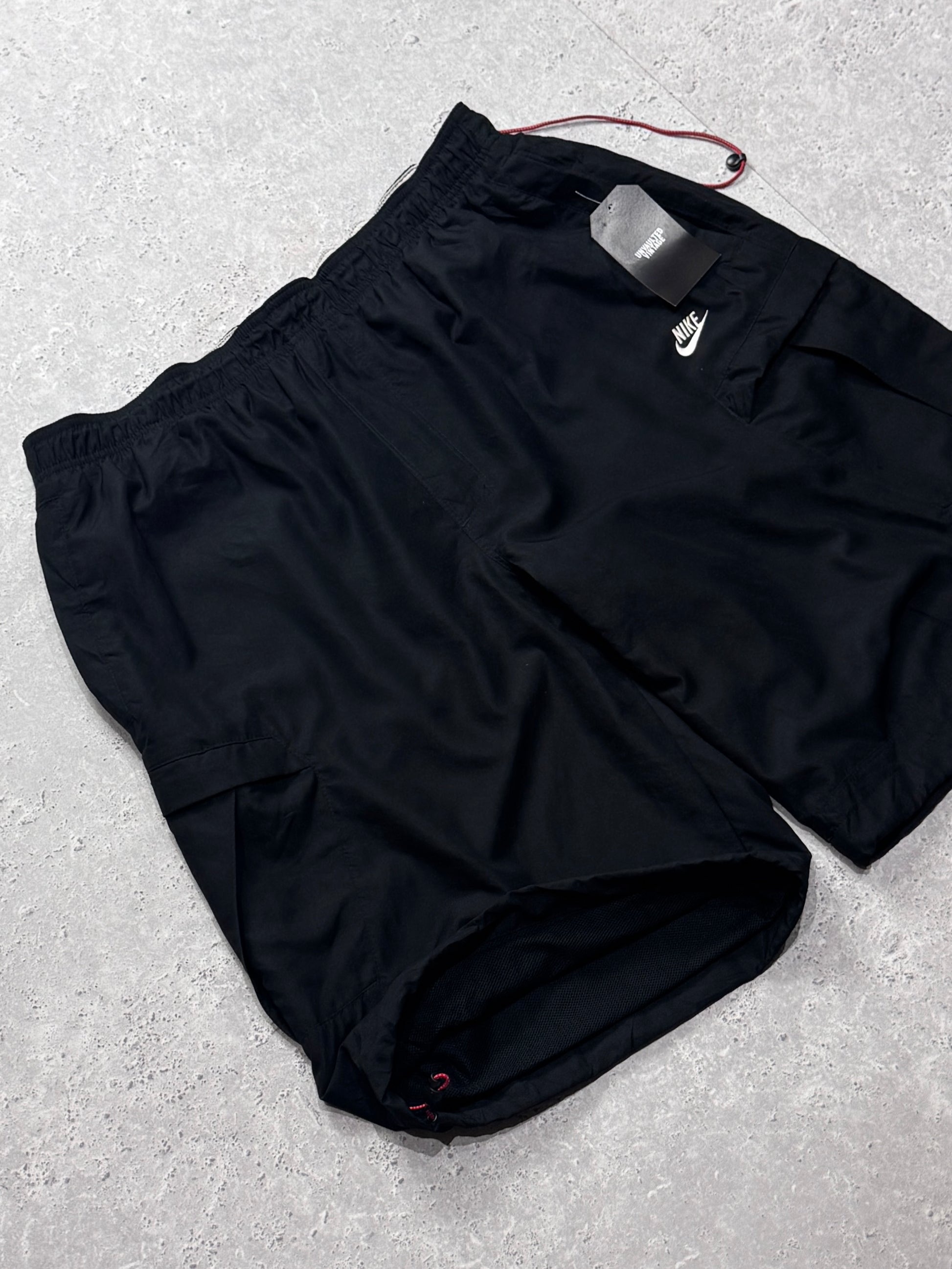 Vintage 2000s Nike Adjustable 3/4 Track Shorts (2XL)