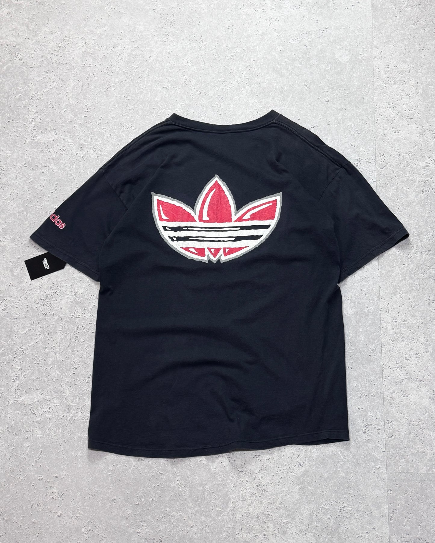 Vintage 90s Adidas Three Stripes Brand Tee (XL)