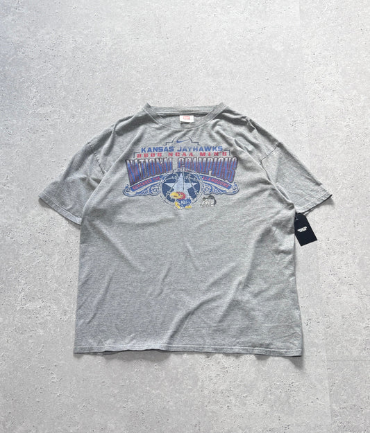 Vintage 00s Nike Kansas Jayhawks NCAA Tee (2XL)