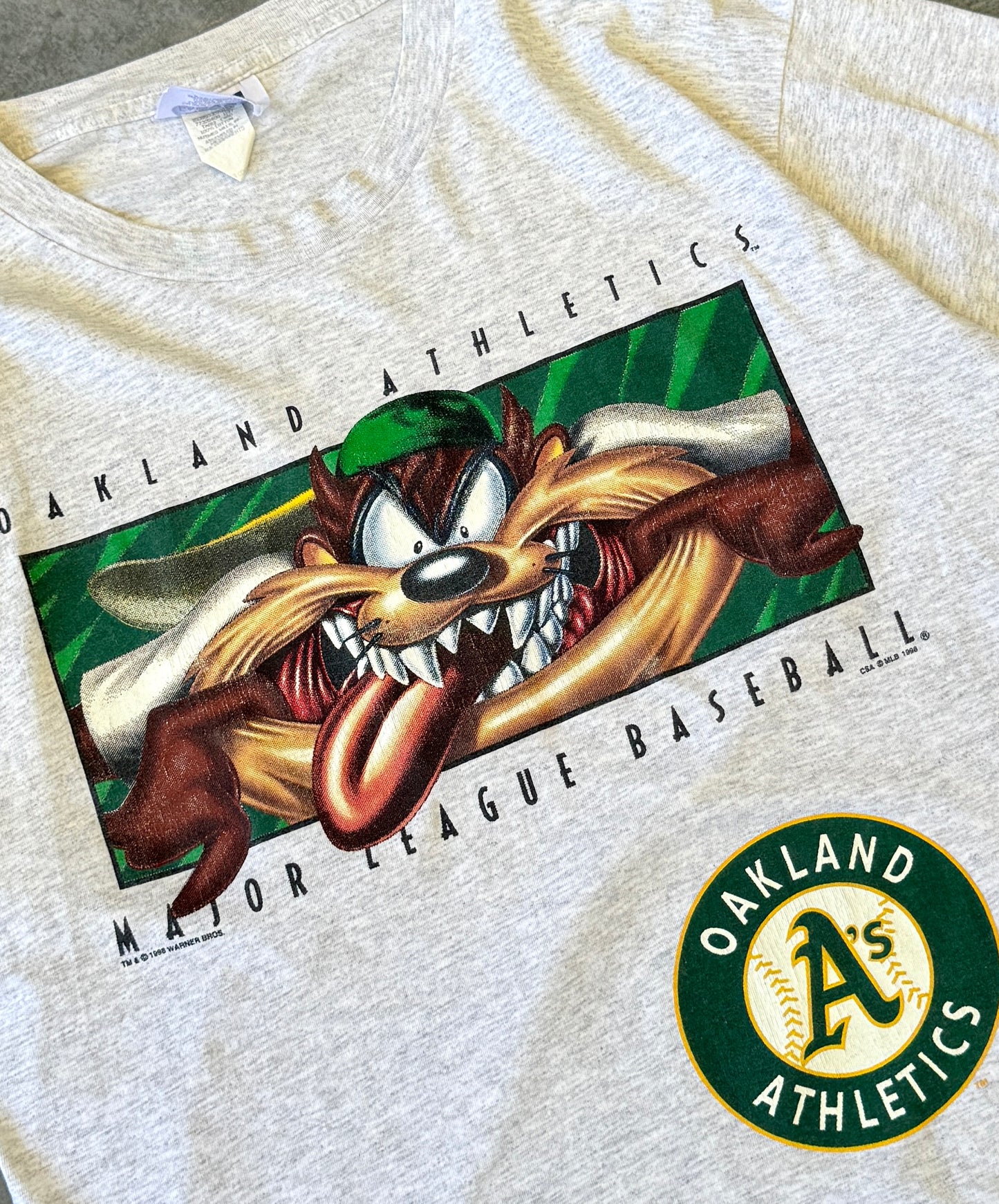 Vintage Taz x Oakland Athletics Tee (L)