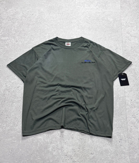 Vintage 90s Quiksilver Embroidered Tee (L)