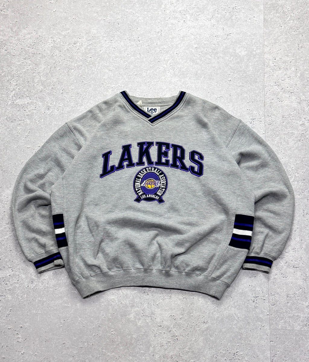 Vintage Los Angeles Lakers NBA Embroidered Sweater (XL)