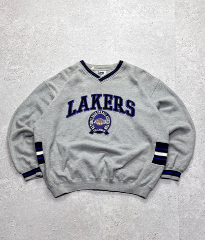 Vintage Los Angeles Lakers NBA Embroidered Sweater (XL)