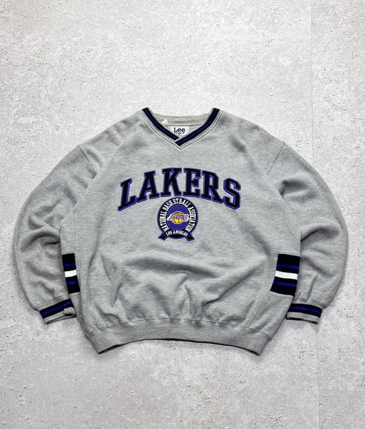 Vintage Los Angeles Lakers NBA Embroidered Sweater (XL)