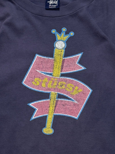 Vintage 90s Stussy Royalty Tee (L)