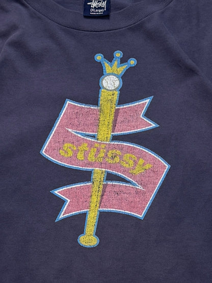 Vintage 90s Stussy Royalty Tee (L)