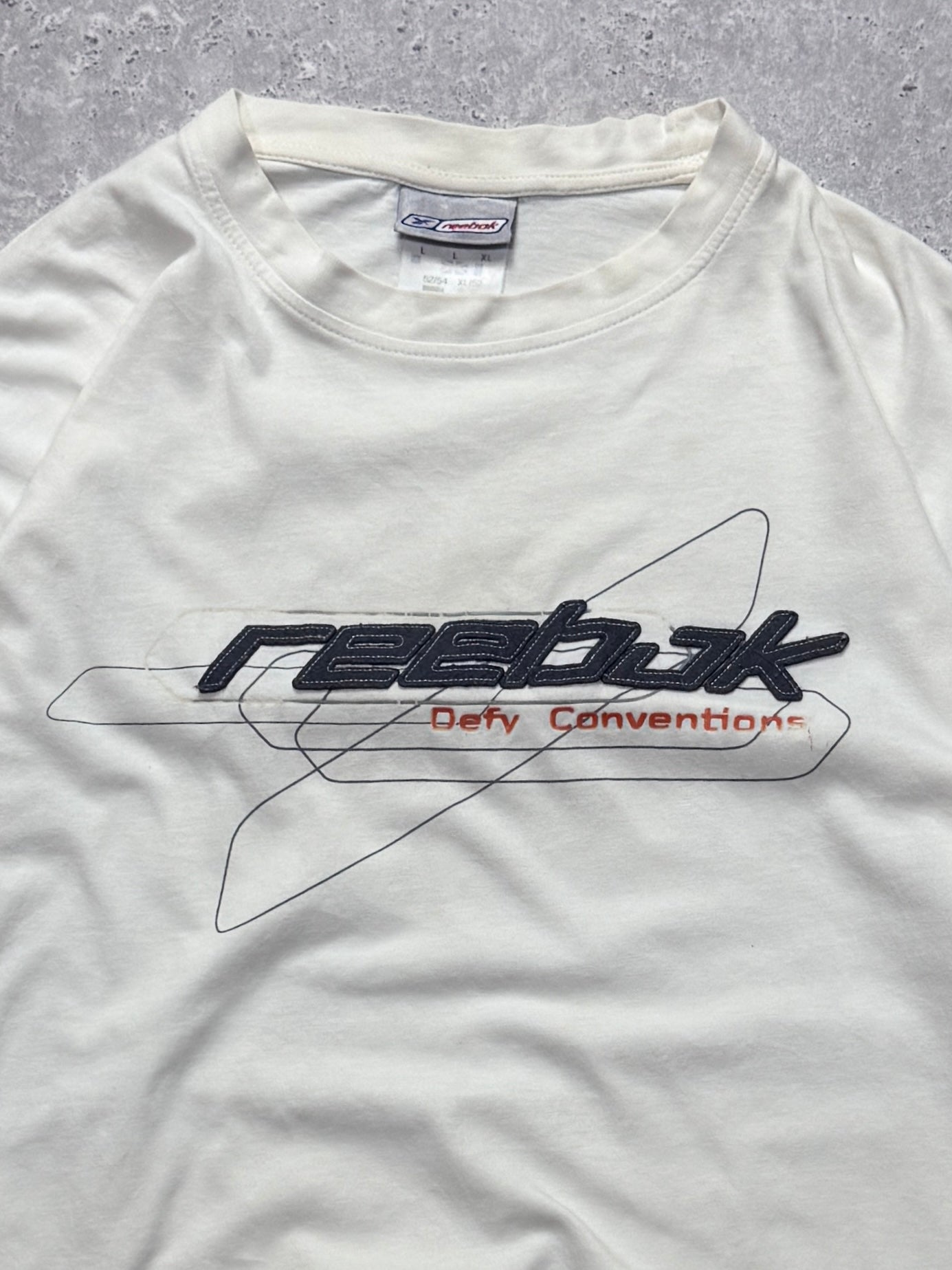 Vintage Y2K Reebok Logo Tee (L)