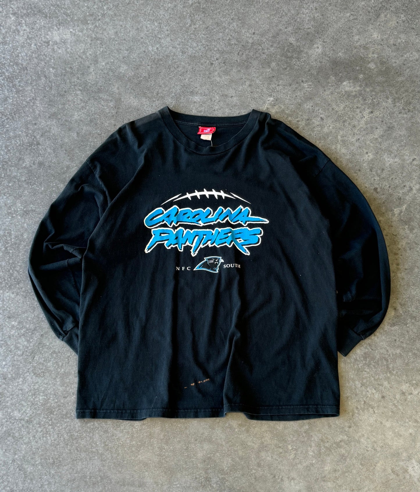 Vintage Carolina Panthers NFL Long Sleeve Tee (2XL)