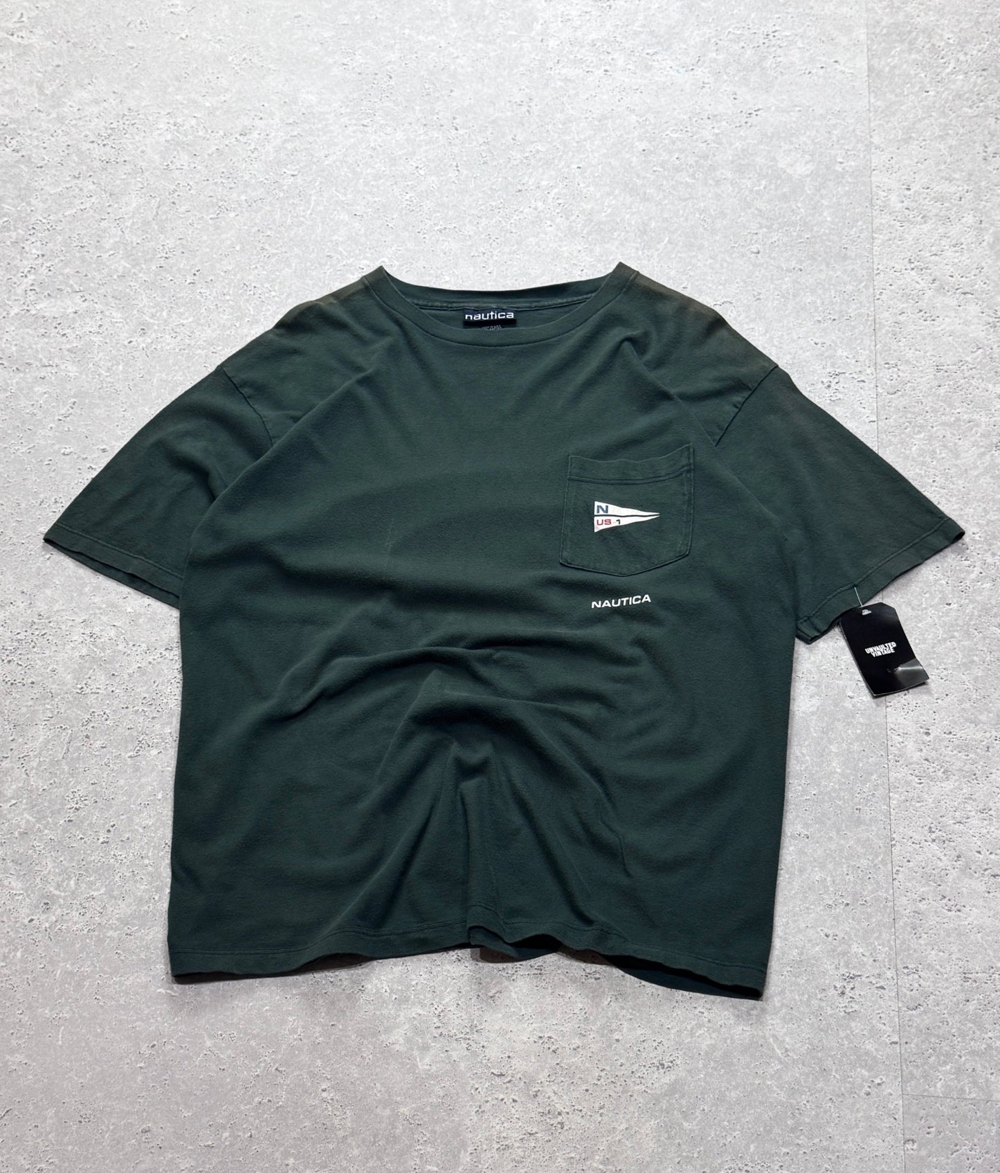Vintage 90s Nautica Pocket Tee (L)