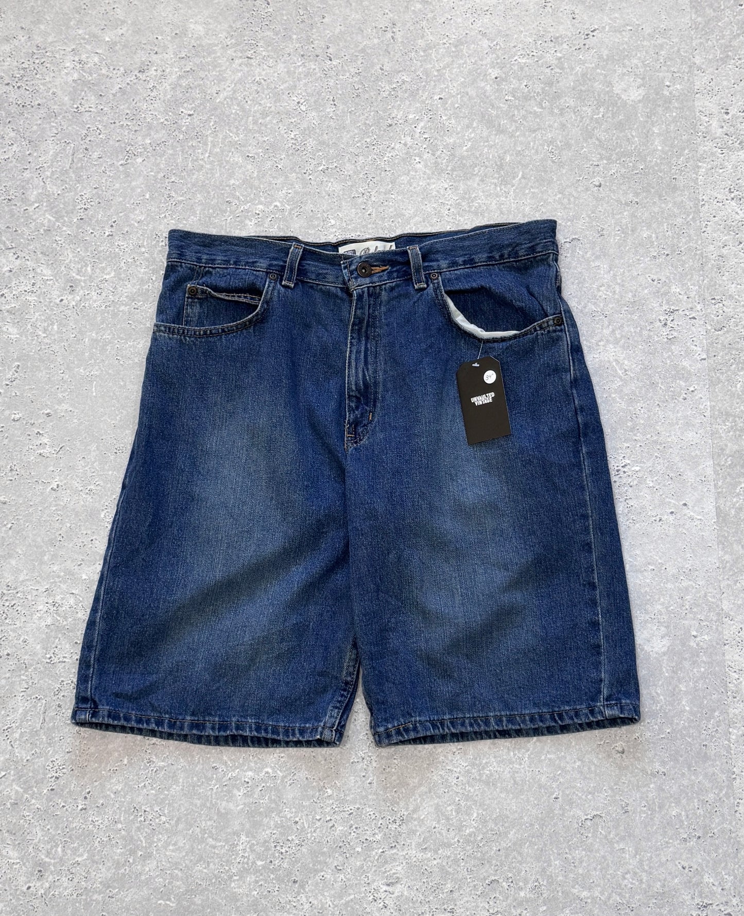 Vintage Y2K Faded Glory Denim Jorts (34")