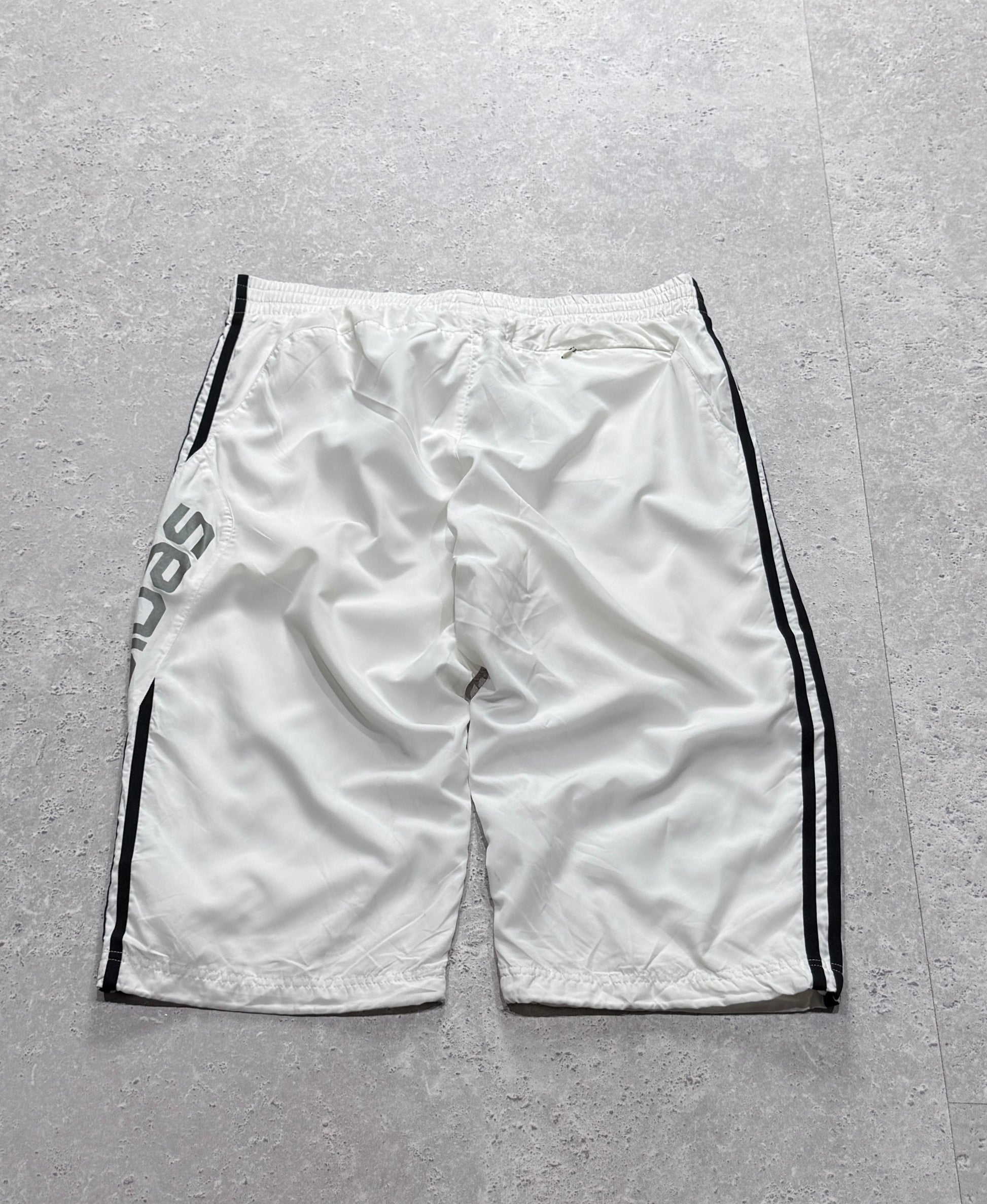 Vintage 2000s Adidas Adjustable 3/4 Track Shorts (L)