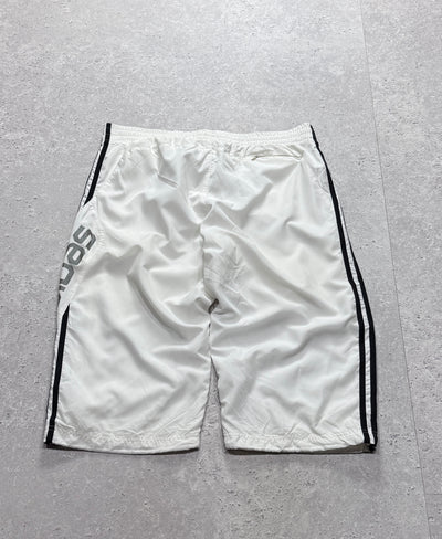 Vintage 2000s Adidas Adjustable 3/4 Track Shorts (L)