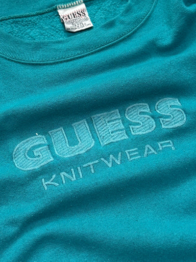 Vintage 90s Guess Knitwear Embroidered Sweater (L)