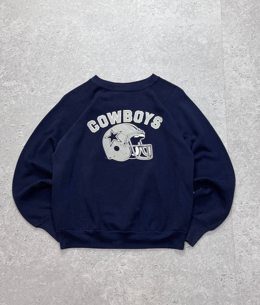 Vintage 80s Dallas Cowboys NFL Helmet Sweater (M)