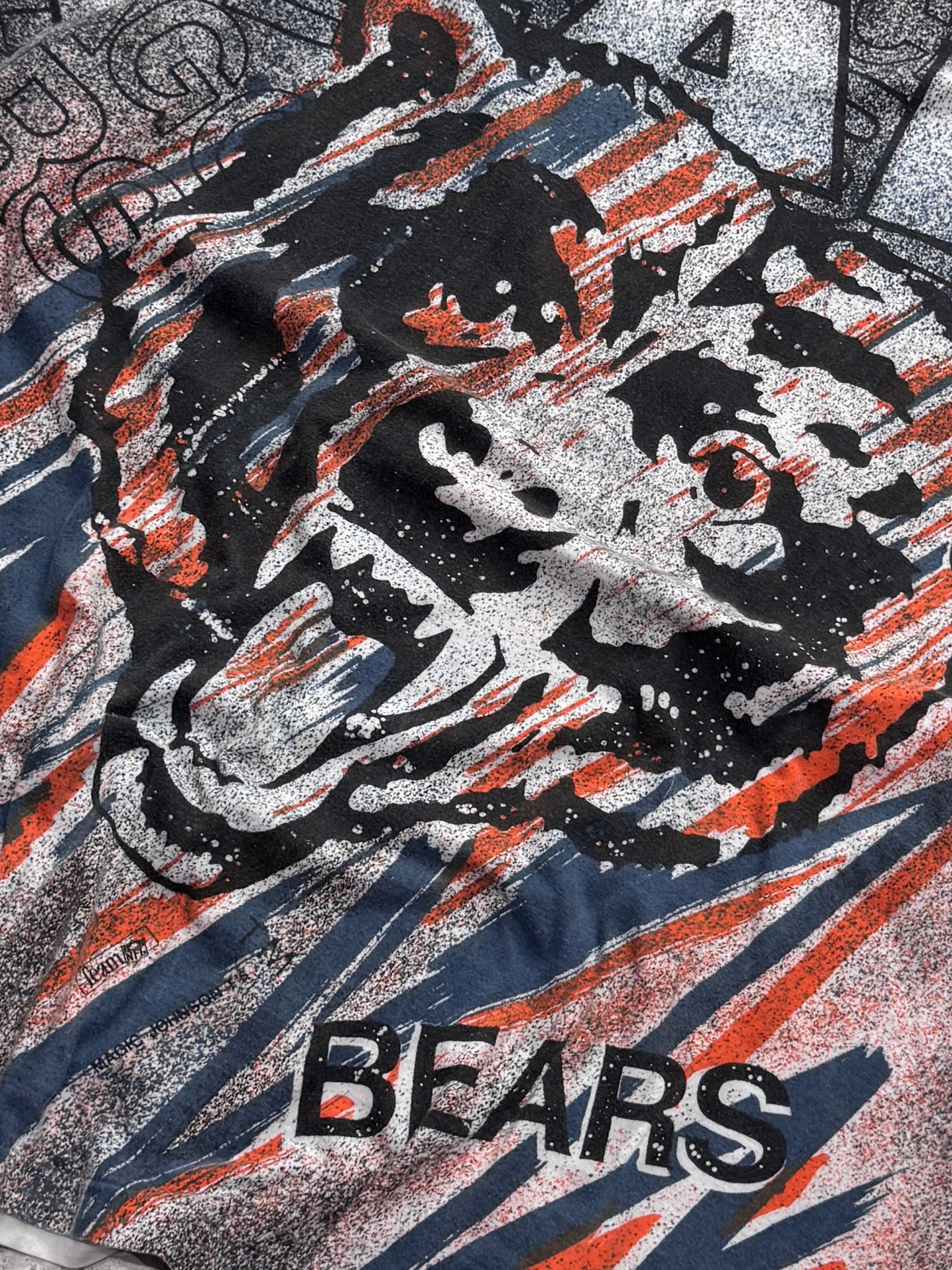 Vintage 90s Chicago Bears Magic Johnson NFL Tee (XL)