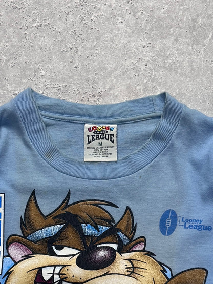 Vintage 1995 New South Wales Blues Rugby League X Taz Looney Tunes Tee (M)