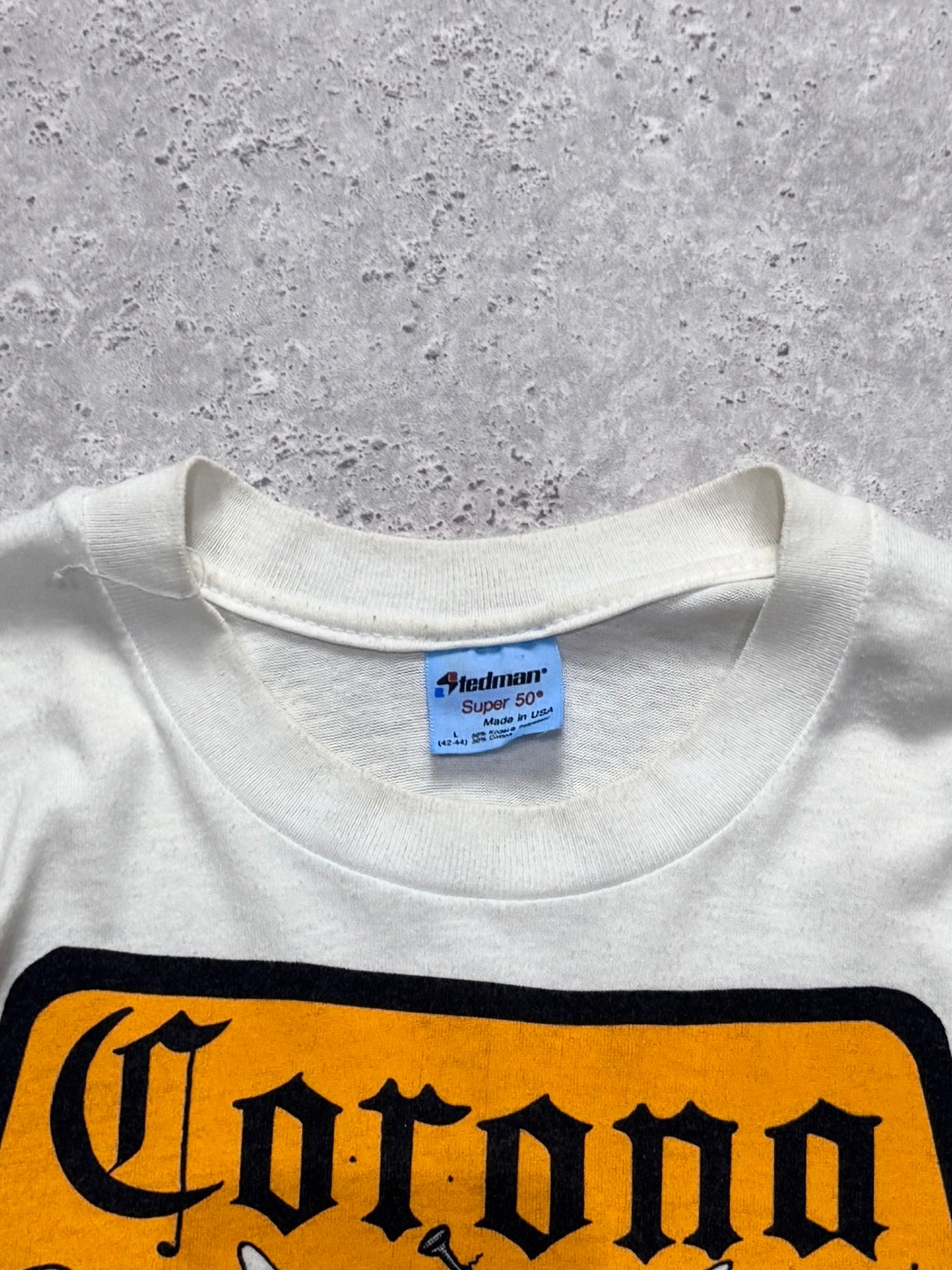 Vintage 80s Corona Beer Graphic Tee (L)