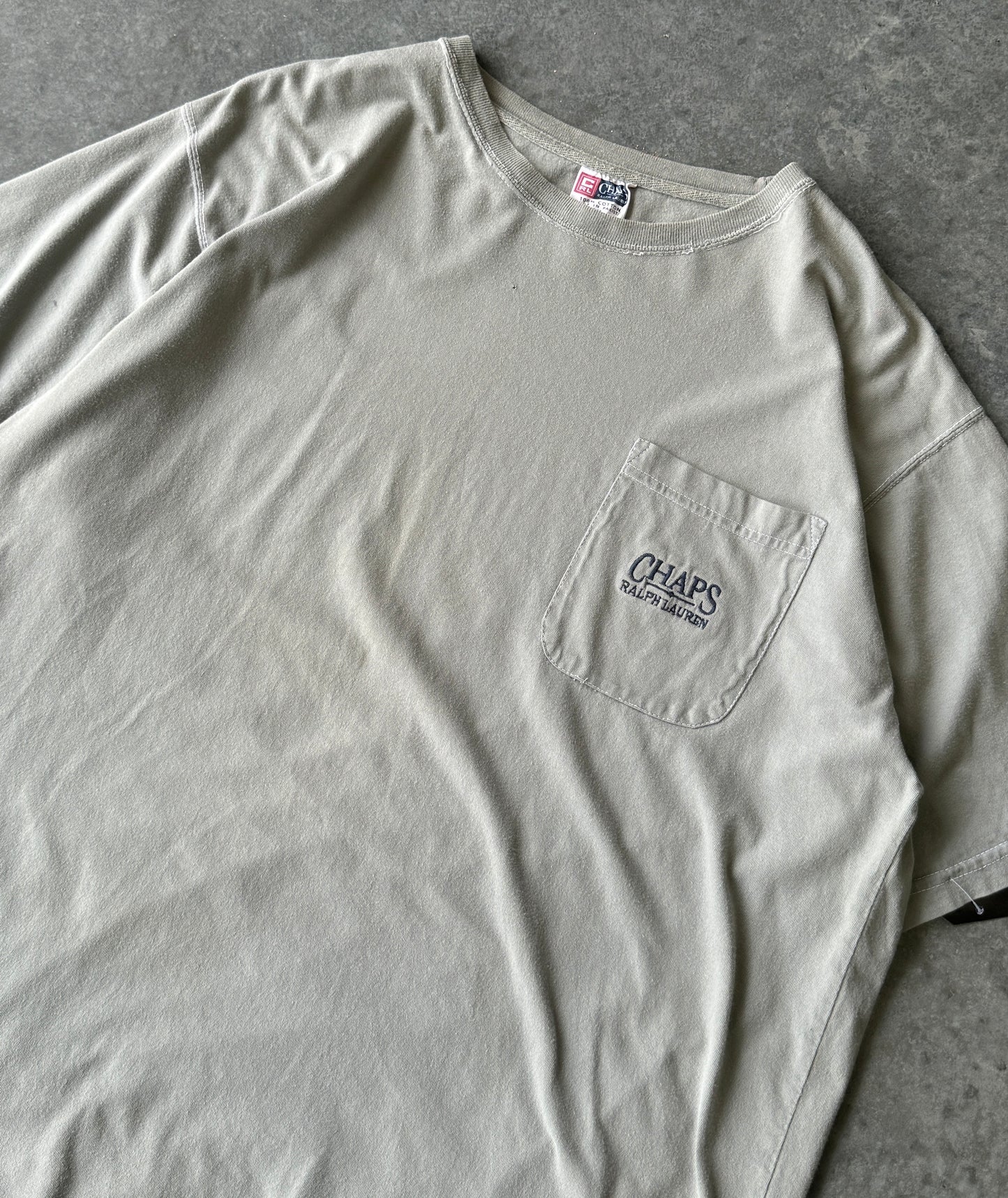 Vintage Chaps Ralph Lauren Pocket Tee (XL)