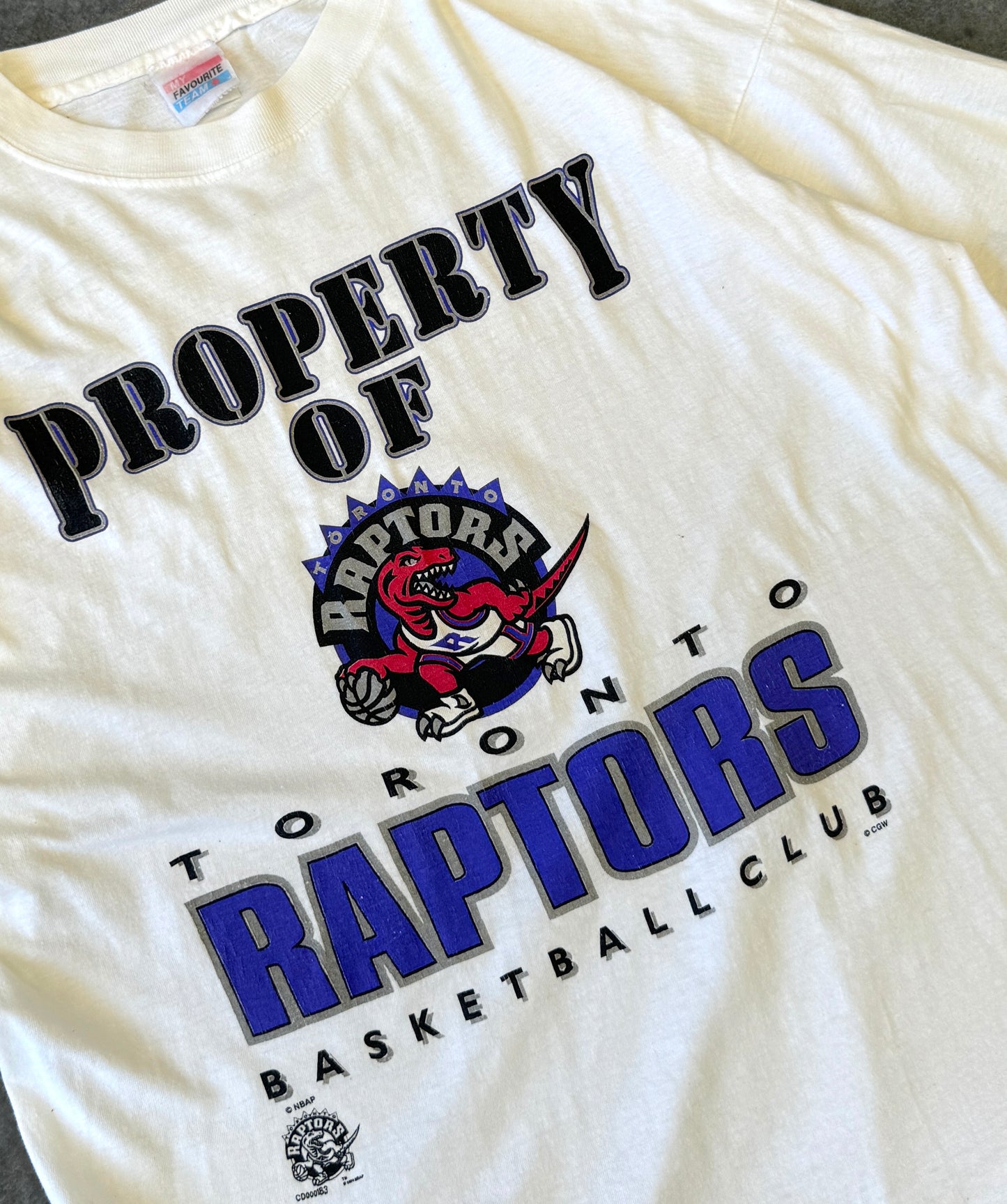 Vintage 90s Toronto Raptors NBA Tee (L)