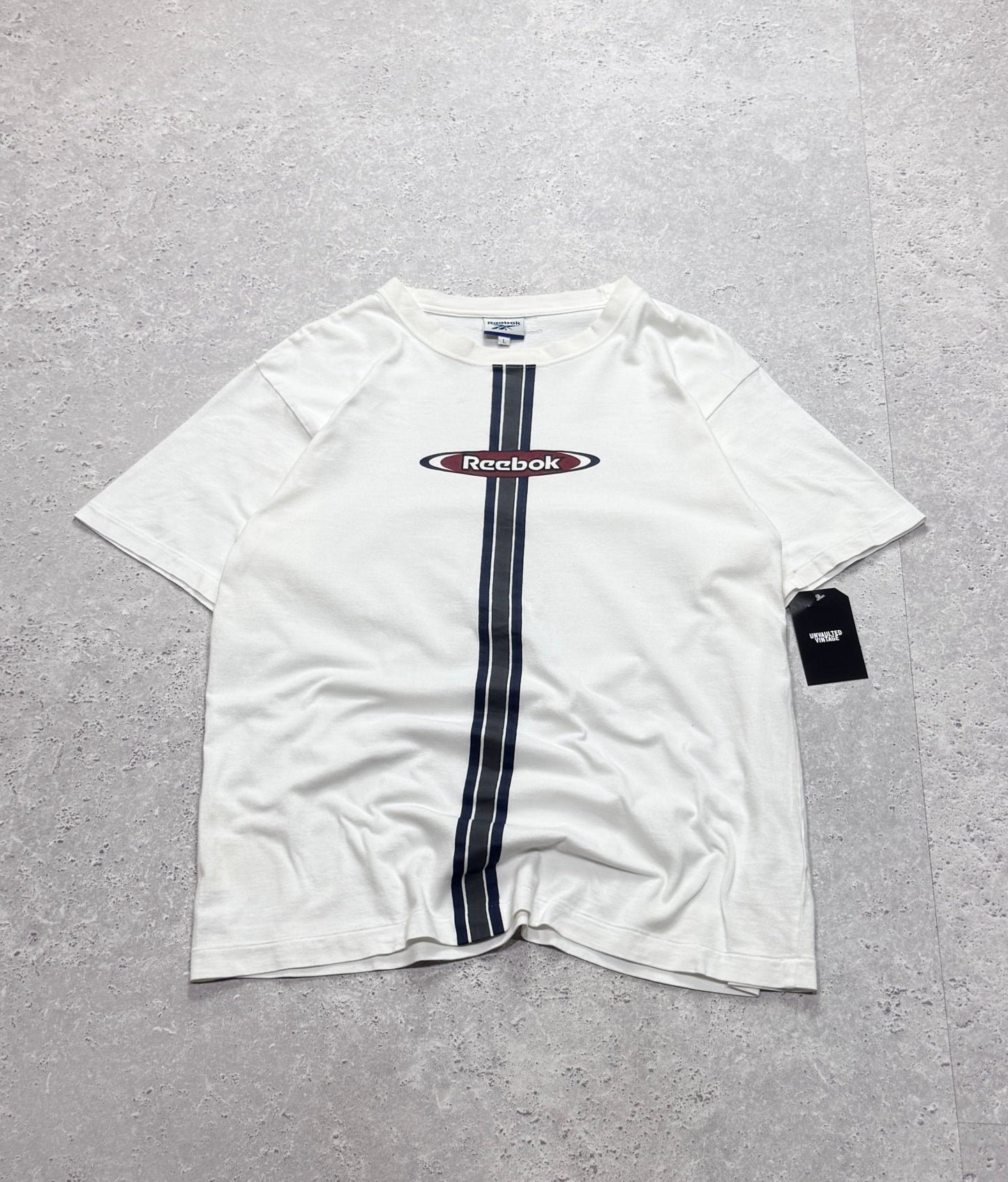 Vintage 90s Reebok Logo Tee (L)