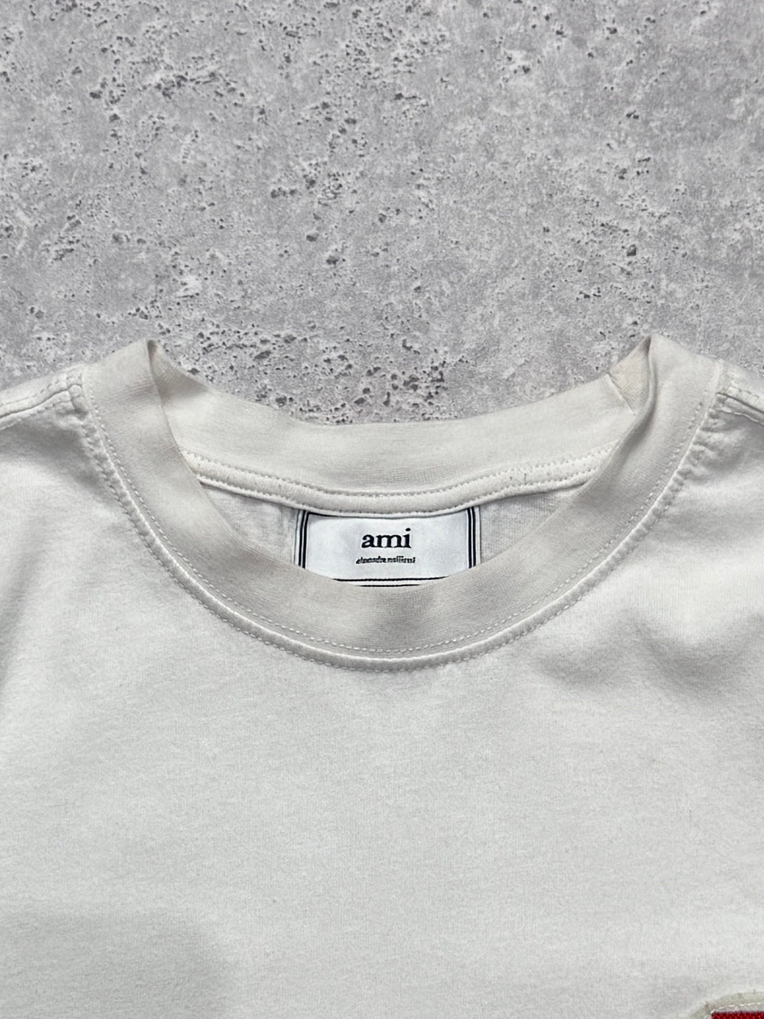 Designer AMI Paris Branded Heart Tee (L)