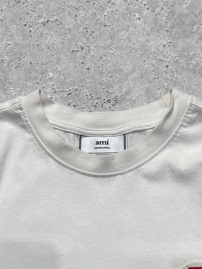 Designer AMI Paris Branded Heart Tee (L)