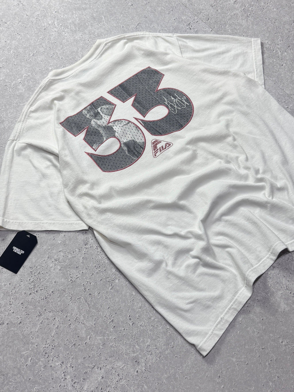 Vintage 90s Fila X Charles Barkley Basketball Tee (XL)