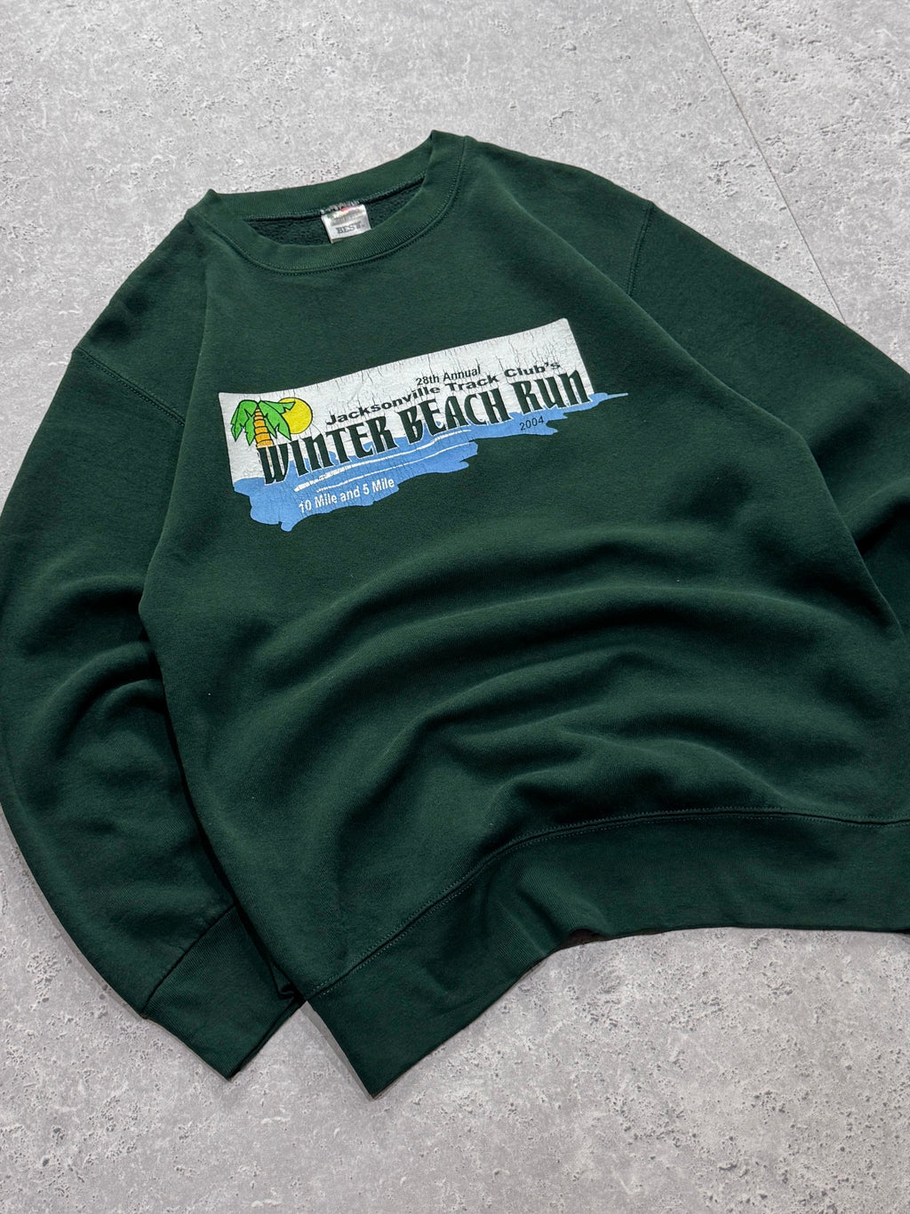 Vintage 2000s Run Club Sweater (M)