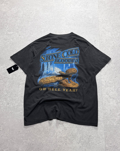 Vintage 90s WWF Steve Austin "Stone Cold Blooded" Tee (XL)