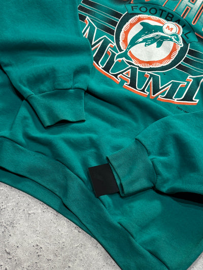 Vintage 90s Miami Dolphins NFL Sweater (L)