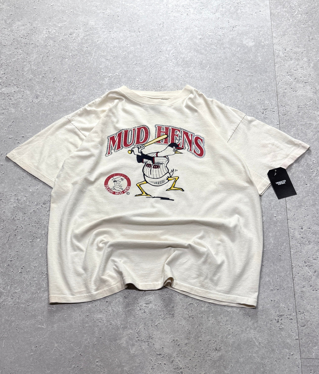 Vintage 90s Toledo Mud Hens College Baseball Tee (L)