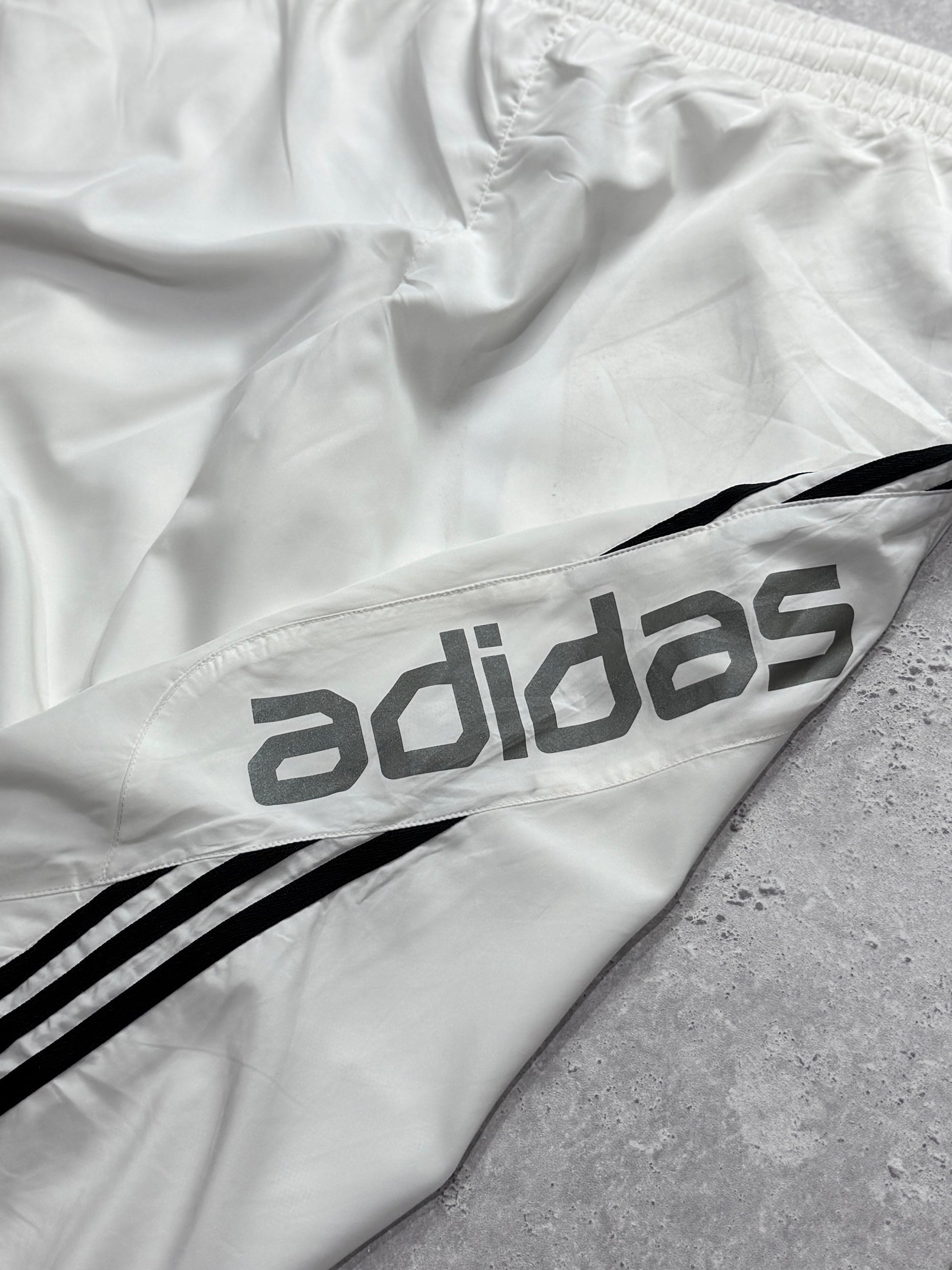 Vintage 2000s Adidas Adjustable 3/4 Track Shorts (L)