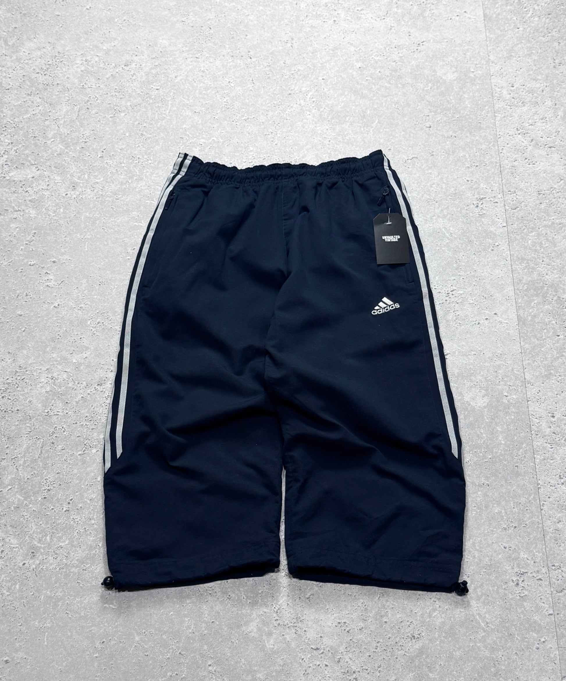 Vintage 2000s Adidas Adjustable 3/4 Track Shorts (S)