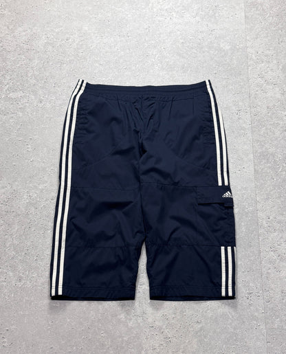 Vintage 2000s Adidas 3/4 Cargo Track Shorts (34")